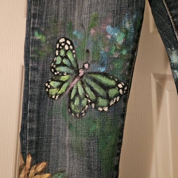 Levi's hand painted size 29/32 - Picture 4 of 8